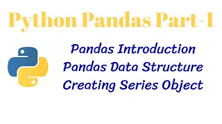 Python Pandas PT-1 || Pandas Introduction || CLASS 12 Informatics Practices