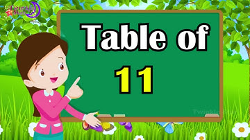11x1=11 Multiplication, Table of Eleven 11 Tables Song Multiplication Time of tables MathsTables