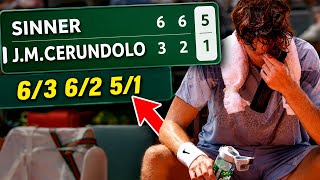🔴 Roland-Garros 2026 : Comment Sinner a pu perdre CE match ?