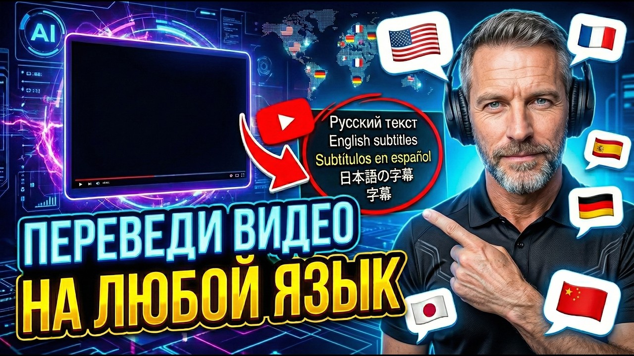 Лучший AI переводчик видео 2026 | vmeg.ai