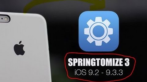 How to install Springtomize 3 (iOS 9/8/7) for iPhone, iPad, and iPod touch