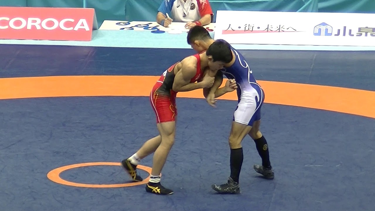 曽我部京太郎 vs. 文田健一郎　天皇杯全日本レスリング選手権大会～20181222