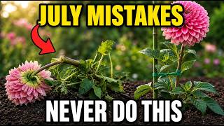 5 Mistakes You Must NEVER Make Growing Dahlias in JULY (Number 3 Kills Tubers)