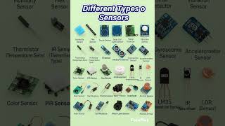 Types of Sensor #sensor #sensory #humiditysensor #rainsensor #irsensor #gassensor #lightsensor #heat