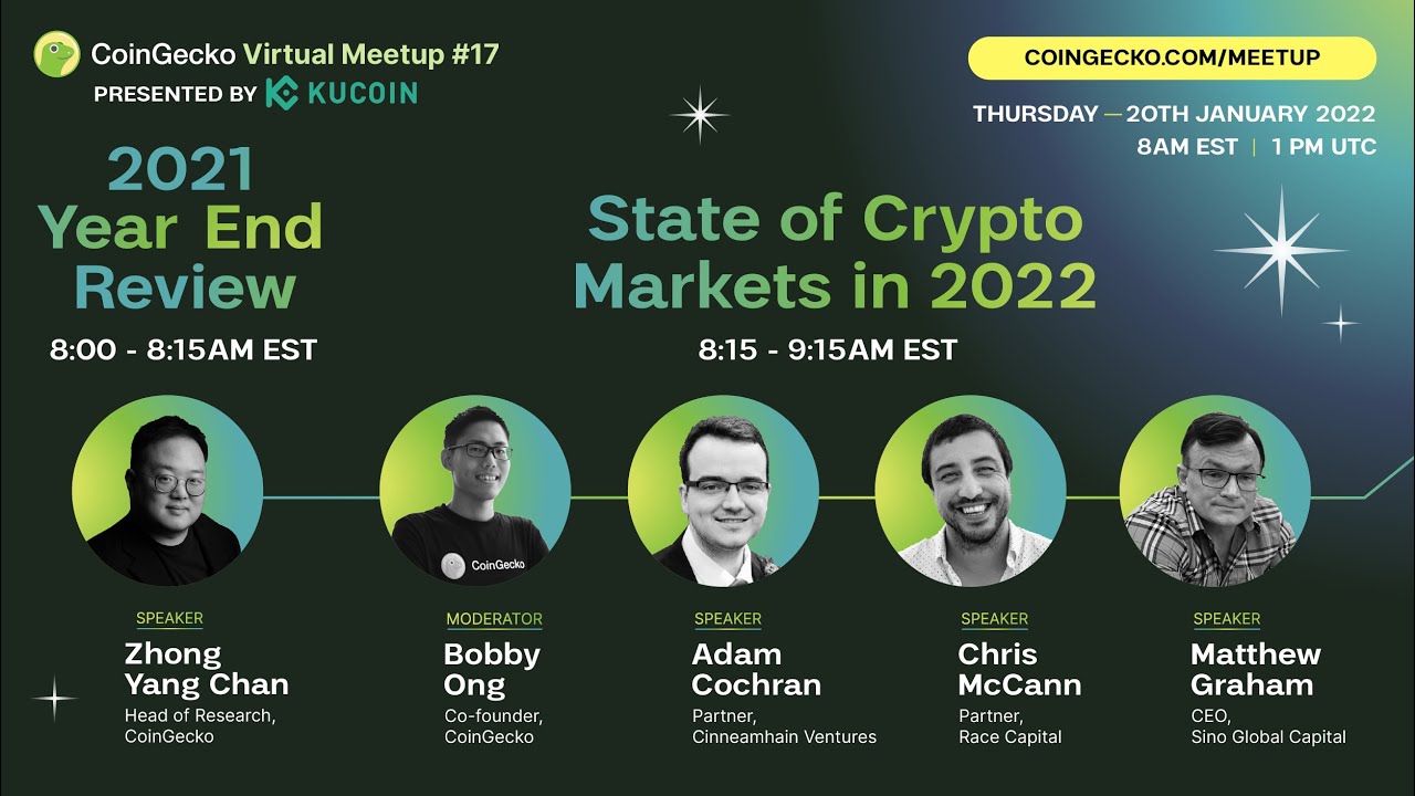 State of Crypto Markets in 2022 | CoinGecko Virtual Meetup #17