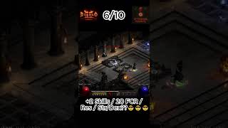 [디아블로2] 소서리스 헬 메피 10판 도전!! 득템은 과연? (Diablo II Sorceress Hell…