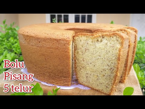 Resep Bolu Pisang Panggang 5 Telur Tapi Lembut Anti Gagal