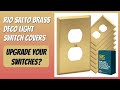 REVIEW (2026): Rio Salto Brass Deco Light Switch Covers. Features