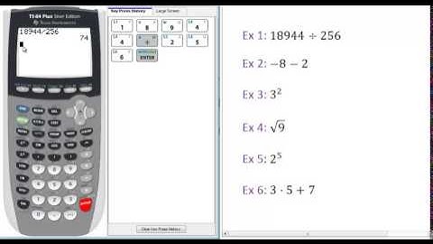 Introduction to the TI-83 and TI-84 Graphing Calculator