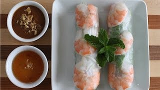 How to make fresh spring rolls