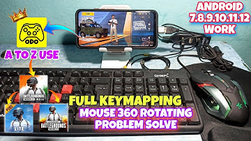 ODO Gamepad Mapper App A to Z Use Mouse 360 Rotating Fix Play PUBG Mobile Full Keymapping New Video