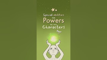 special ability and power ideas for your characters, part 11 🍏#writing #oc #art #originalcharacter