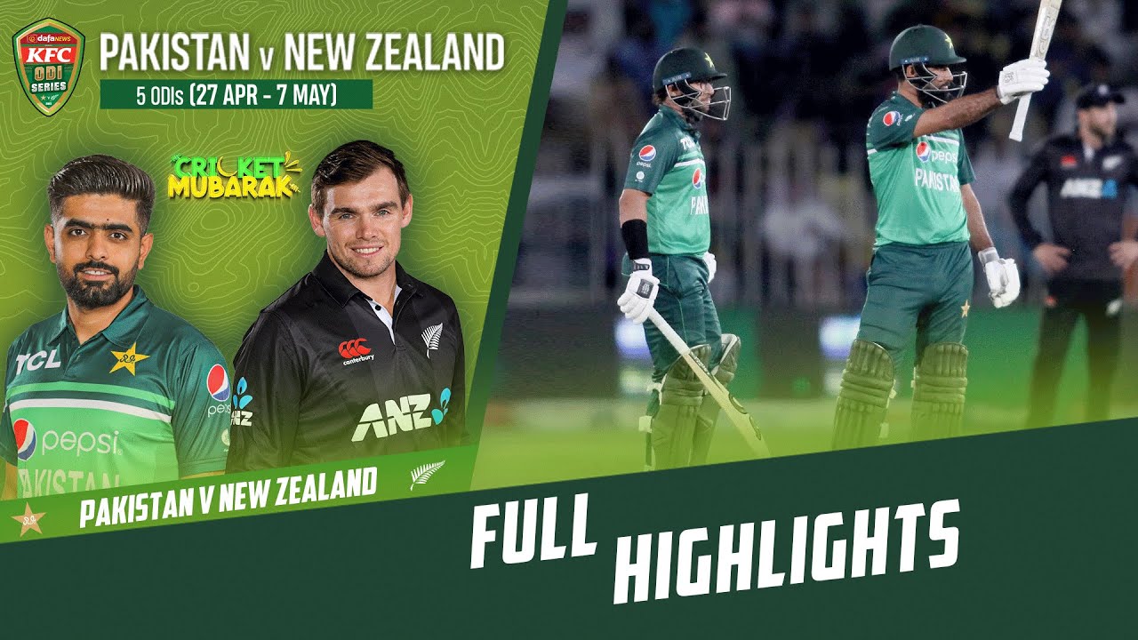 Full Highlights | Pakistan vs New Zealand | 1st ODI 2023 | PCB | M2B2T ...