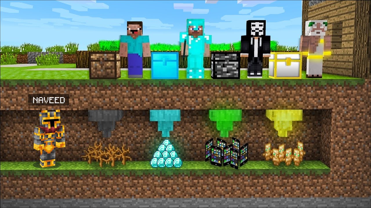 Minecraft DON'T TOUCH THE FORBIDDEN CHEST FROM NOOB VS PRO VS HACKER MOD !! Minecraft Mods