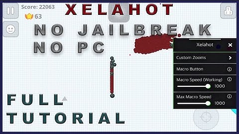 Agar.io ios no jailbreak/no pc macro 😱🙀😈⚙️{TUTORIAL}