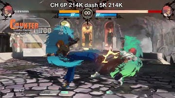Giovanna dash 5K Combo video || Guilty Gear Strive