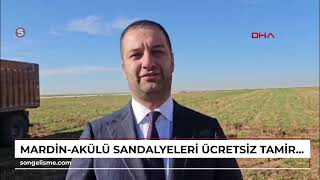 Mardin-Akülü sandalyeleri ücretsiz tamir eden kişiye iş yeri desteği