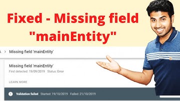 Fix Missing field "mainEntity" FAQ Schema Google Search Console Error