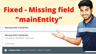 Fix Missing field "mainEntity" FAQ Schema Google Search Console Error Profile