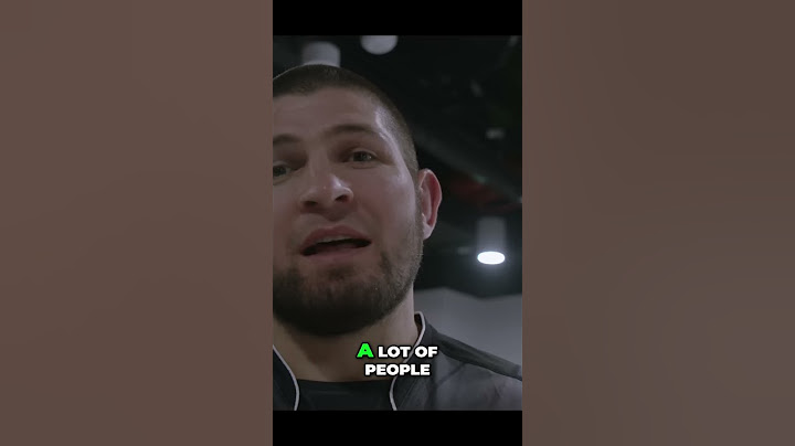 Khabib: UFC Fighters AREN'T Gangsters!