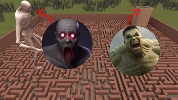 GIANT SCP-096 VS HULK! In Garry