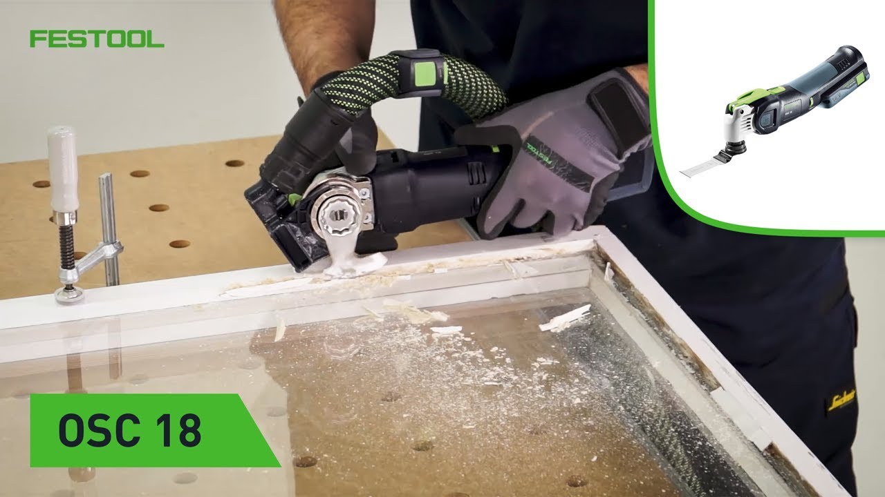 Festool TV Folge 153: OSC 18 Fensterkitt und Teppichkleber entfernen