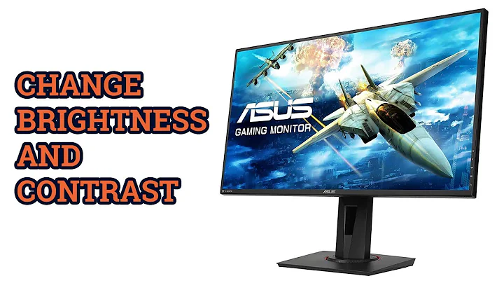 Cannot change screen brightness Asus Monitor VG278 | FIXED