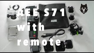 AEE S71 actioncamera 16MP with remotecontrol