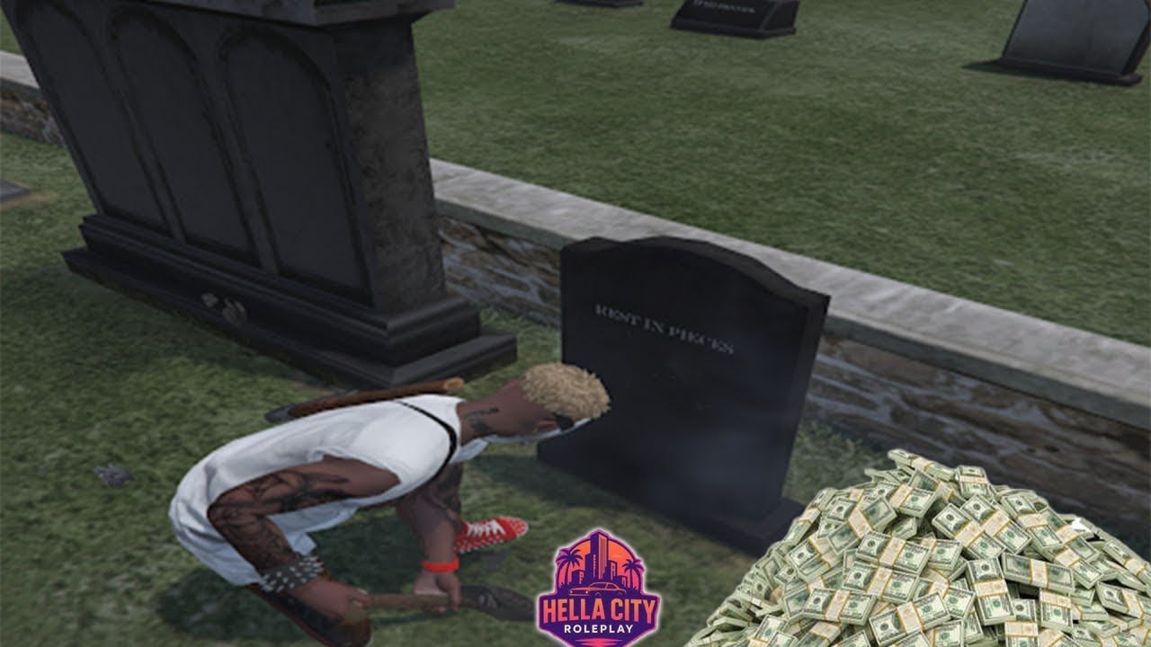 ជីកផ្នូដើម្បីលុយ |Fivem Hella City Rp