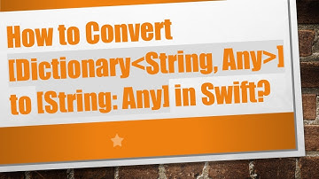 How to Convert [Dictionary String, Any ] to [String: Any] in Swift?