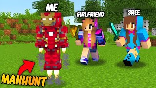 😱Speedrunner VS Hunter With My Girlfriends But, I Became a IRON MAN in Minecraft... #2 screenshot 5