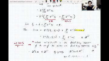 Banach-valued Analysis, Lecture 17 part 2: Generalised dyadic systems and Haar decompositions