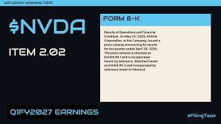 $NVDA Q1 FY2027 Earnings 8-K - CFO Colette Kress Signs the Filing