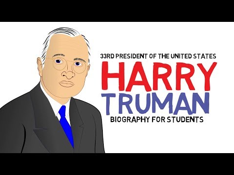 Sharing videos on history for students! Watch a biography about Harry Truman (Educational Cartoon)