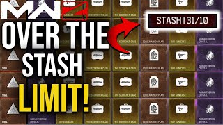 FORGET A STASH LIMIT - GOING OVER 10 ITEMS IN COD MW3 ZOMBIES!