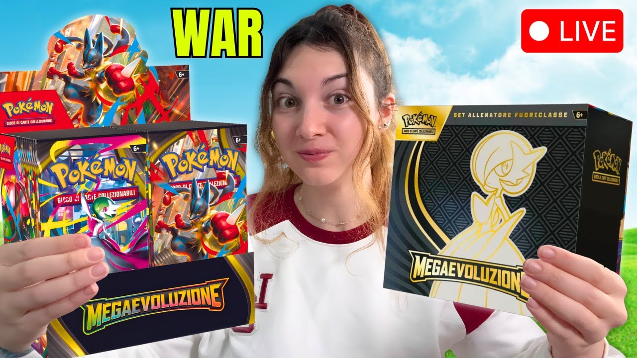 APRO POKEMON MEGAEVOLUZIONE 🔥 WAR con 2 BOX e 2 ETB - YouTube