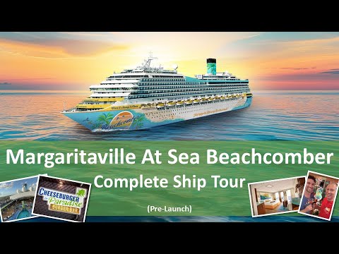 Margaritaville At Sea Beachcomber First Look: Complete Ship Tour w/ comparison to Costa and Carnival