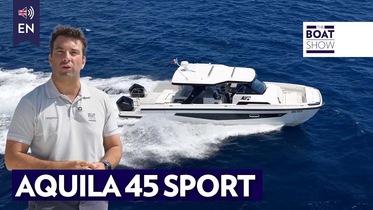 [ENG] AQUILA 45 S: TOUR & SEA TRIAL OF THE SPORT CATAMARAN - The Boat Show