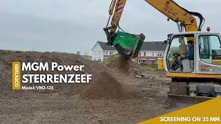 Grond zeven in Tuil met de MGM Power VM3-135 SX35 ๐ฑ