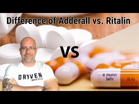Difference of Adderall vs Ritalin