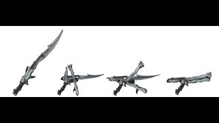 FFXIII Lightning's Gunblade transformable prototype (for Cosplay)