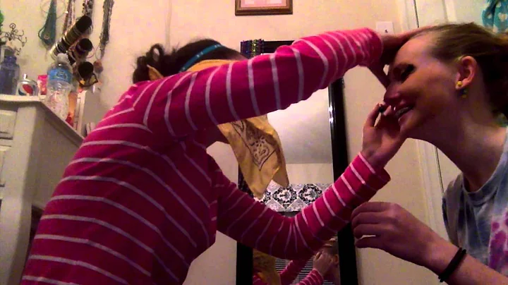 blindfold makeup challenge