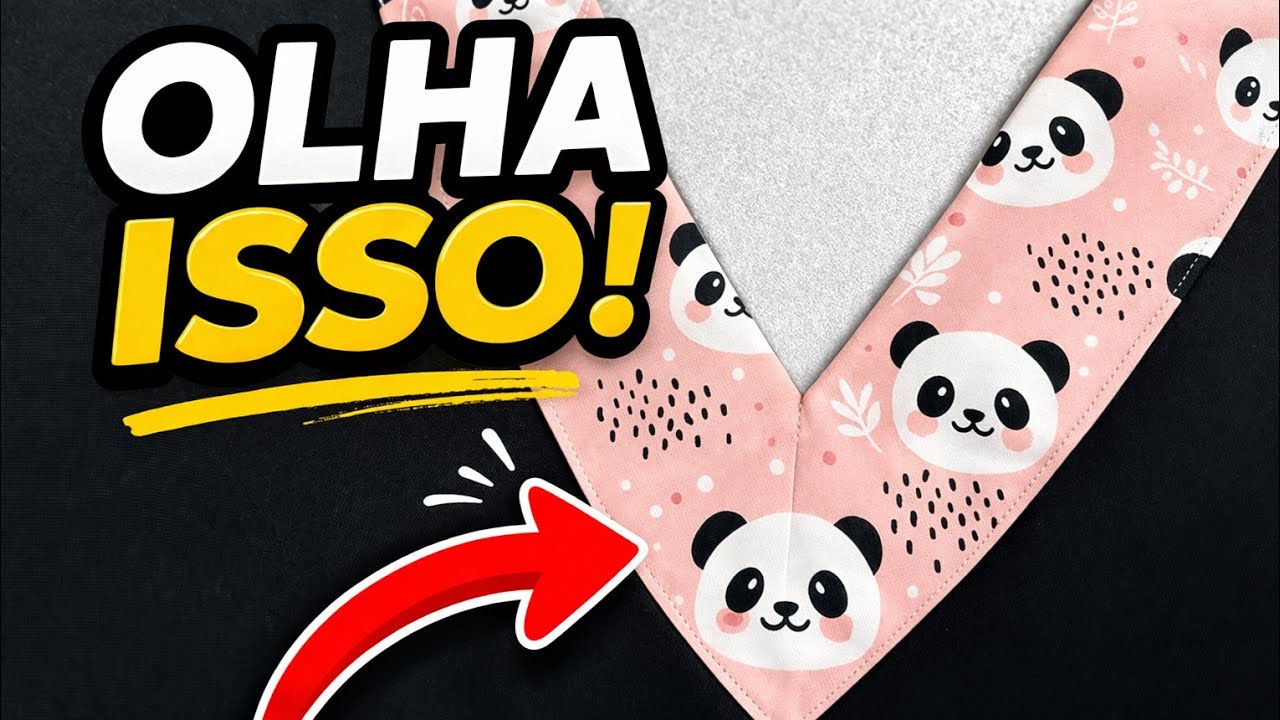 Como Fazer Revel de Gola estamado passo a passo
