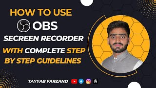 How To Use OBS / OBS Studio / Secreen Recorder PC / Complete Tutorial