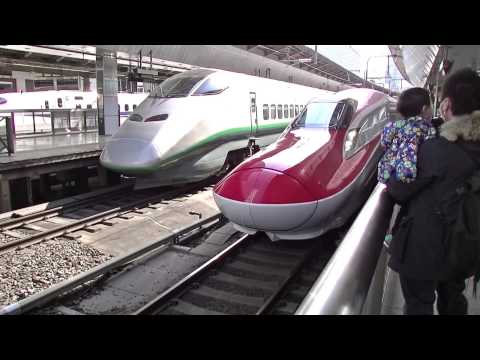 E6系 Z17編成【こまち35号】＋E5系 U7編成【はやて35号】東京駅発車