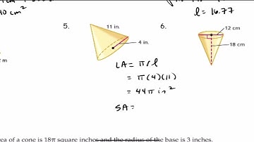 Lesson 12-2 Assignment Homework Help: Pyramids & Cones