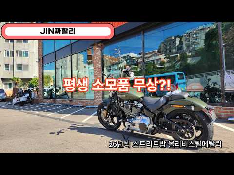 Lifetime free maintenance is finally here🔥 2026 Harley-Davidson Street Bob in Olive Steel Metalli...