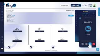Receiving an Inbound Queue Call on the RingQ Web App