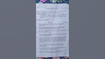 B.ed 3rd year 2081 ELT Methods and Practices #music #tu #englishlanguageteaching #methosandpractices