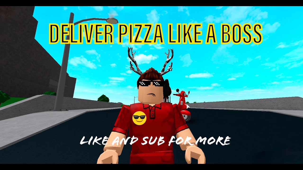 HOW TO DELIVER PIZZA LIKE A BOSS: Roblox Bloxburg - YouTube